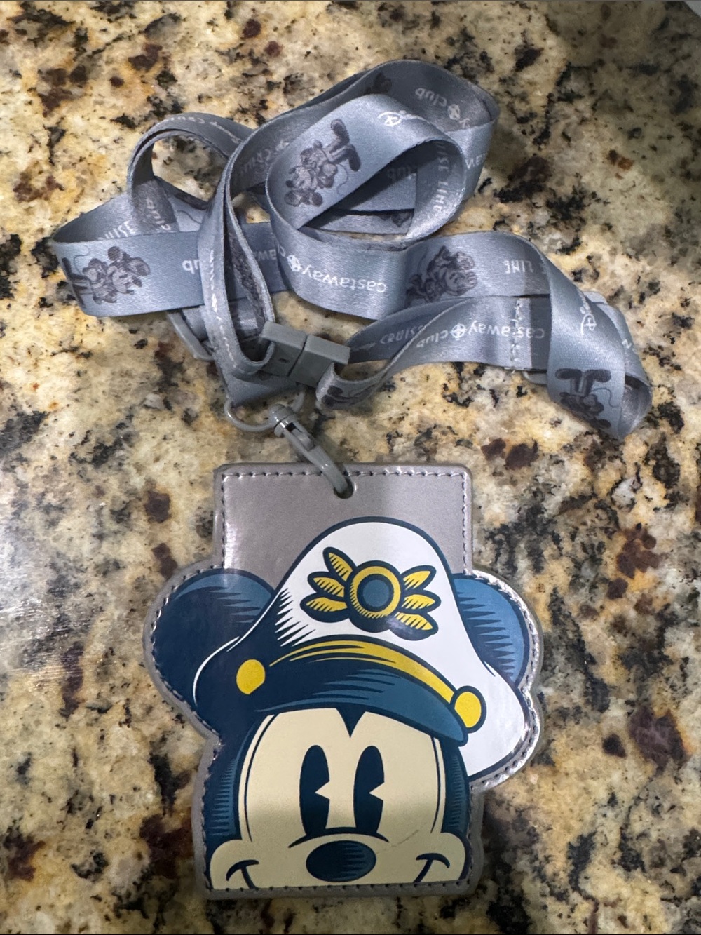 Disney Cruise Line Mickey Mouse Captain Lanyard